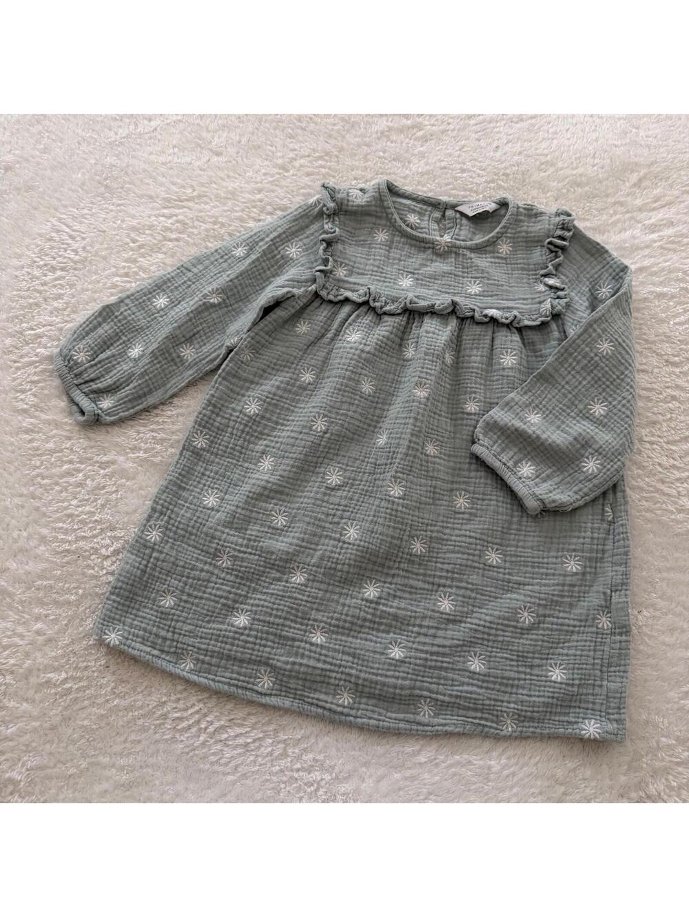 5/6 Embroidered Muslin Dress